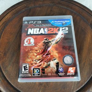 NBA 2K12 Sony Playstation 3 PS3 Game With Manual